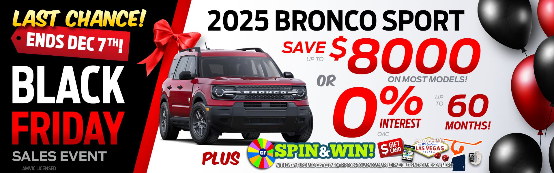 2025 Bronco Sport Sale