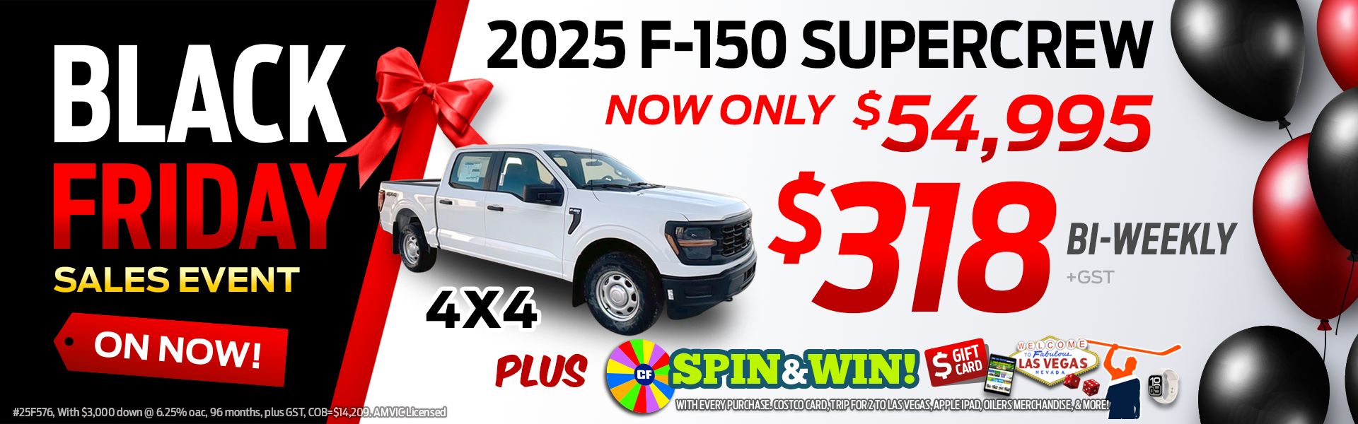 2025 F-150 SUPERCREW 4x4 SALE