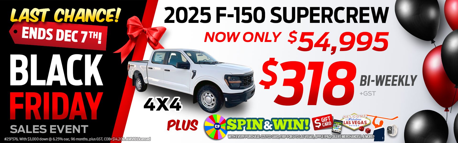 2025 F-150 SUPERCREW 4x4 SALE