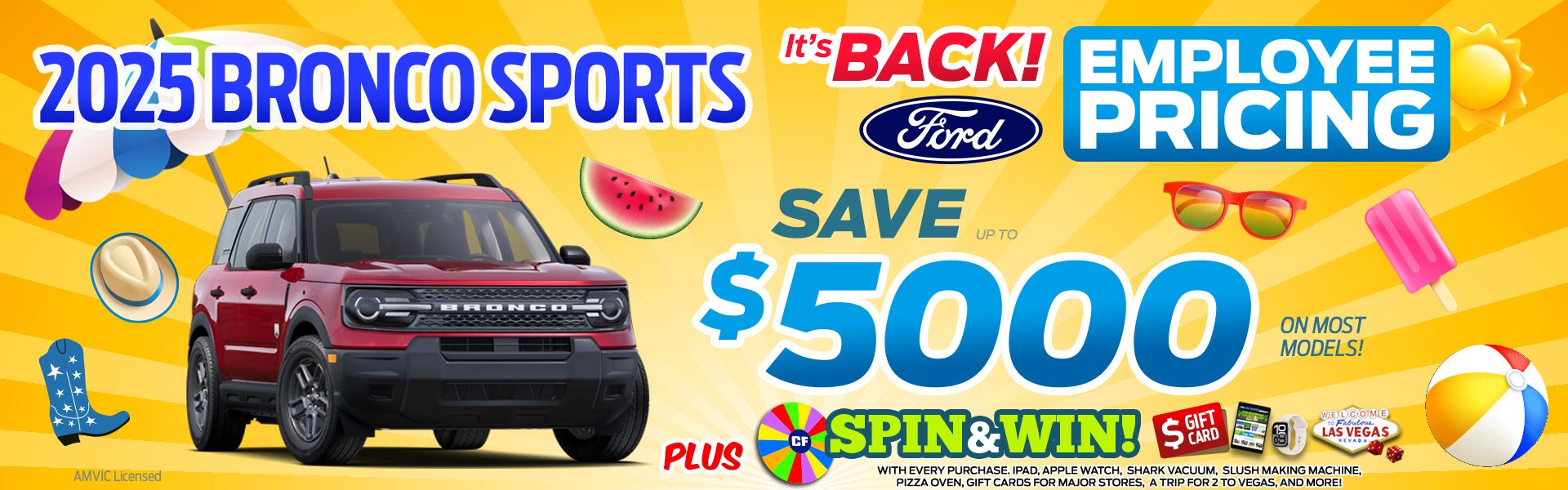 2025 Bronco Sport Sale