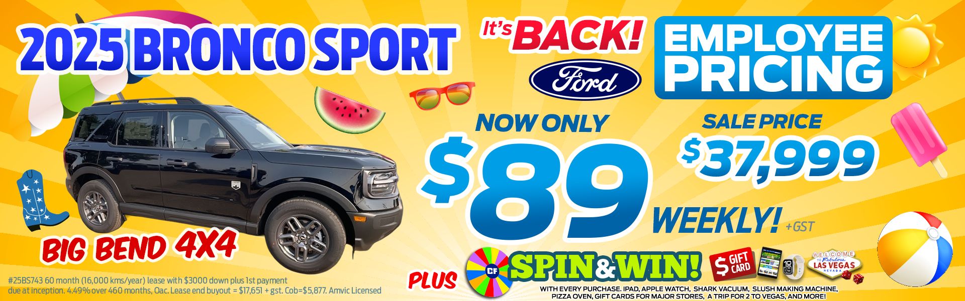 2025 Ford Bronco Sport Big Bend 4x4 Sale
