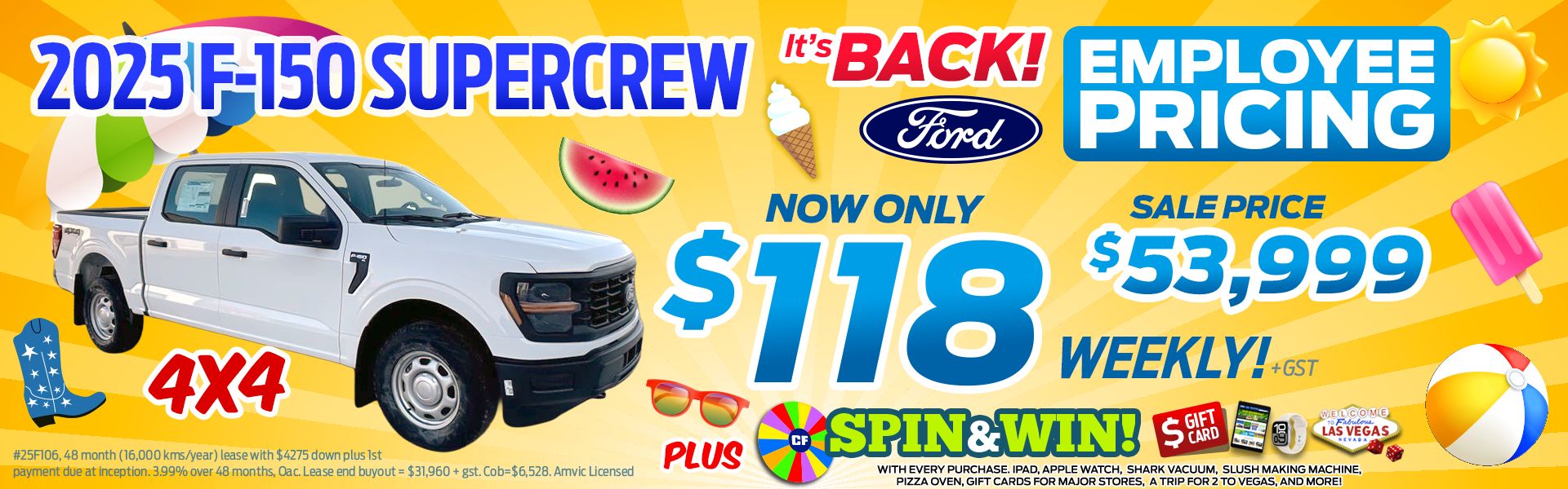 2025 F-150 SUPERCREW 4x4 SALE