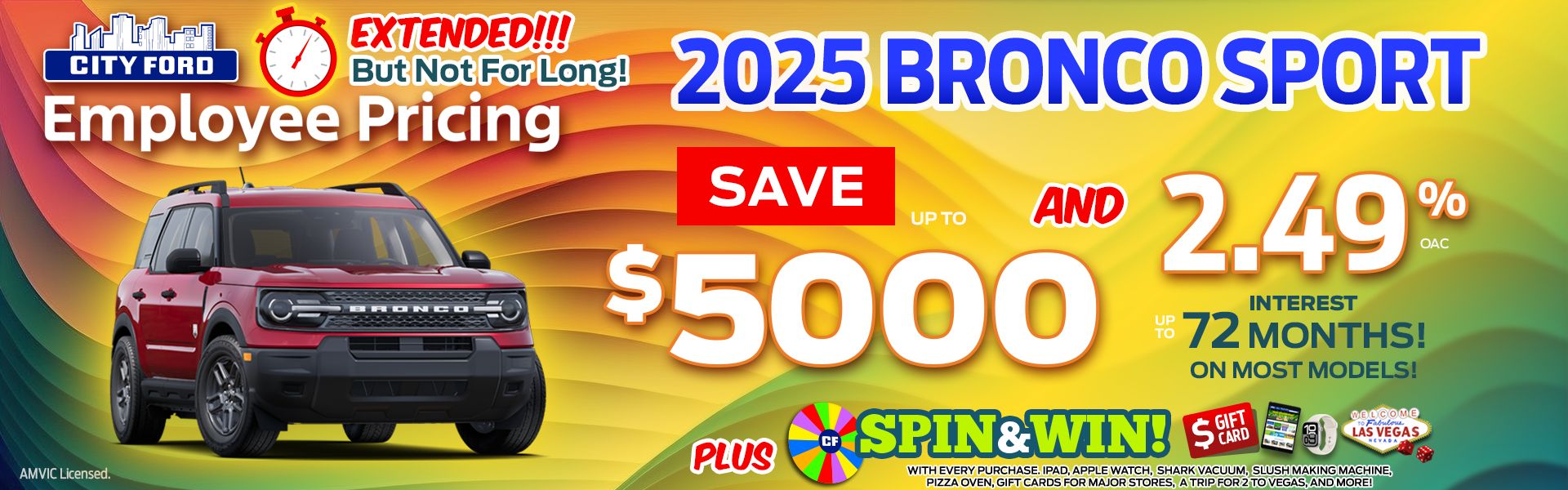 2025 Bronco Sport Sale