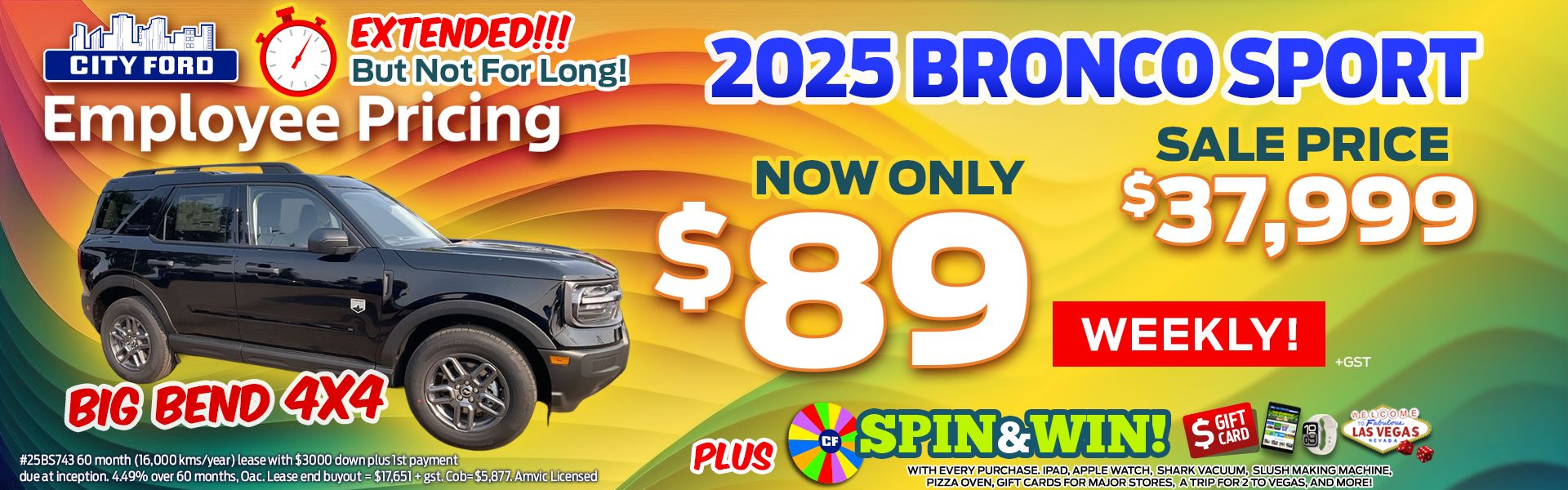 2025 Ford Bronco Sport Big Bend 4x4 Sale