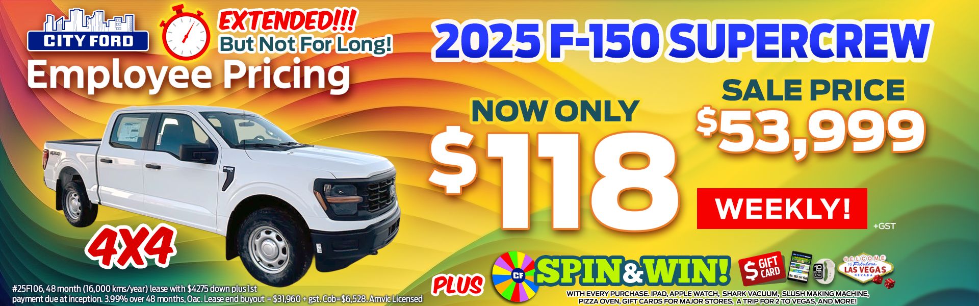 2025 F-150 SUPERCREW 4x4 SALE