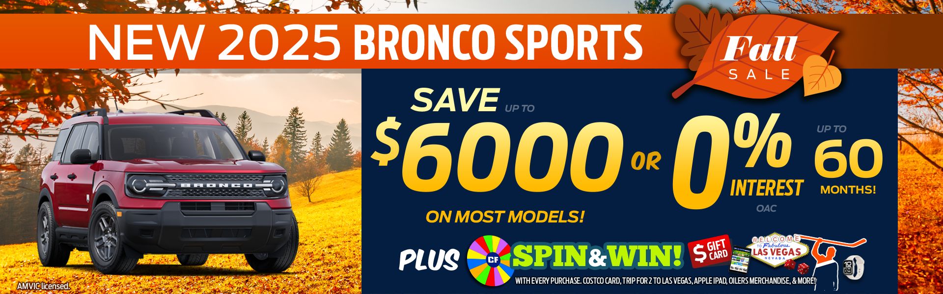 2025 Bronco Sport Sale