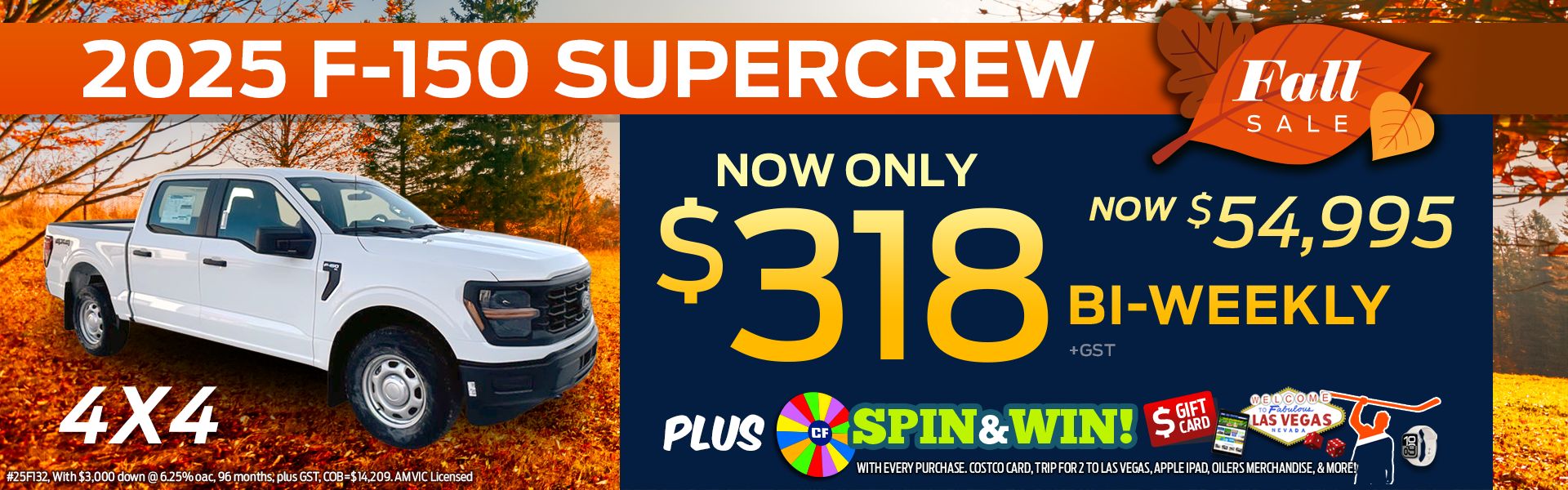 2025 F-150 SUPERCREW 4x4 SALE