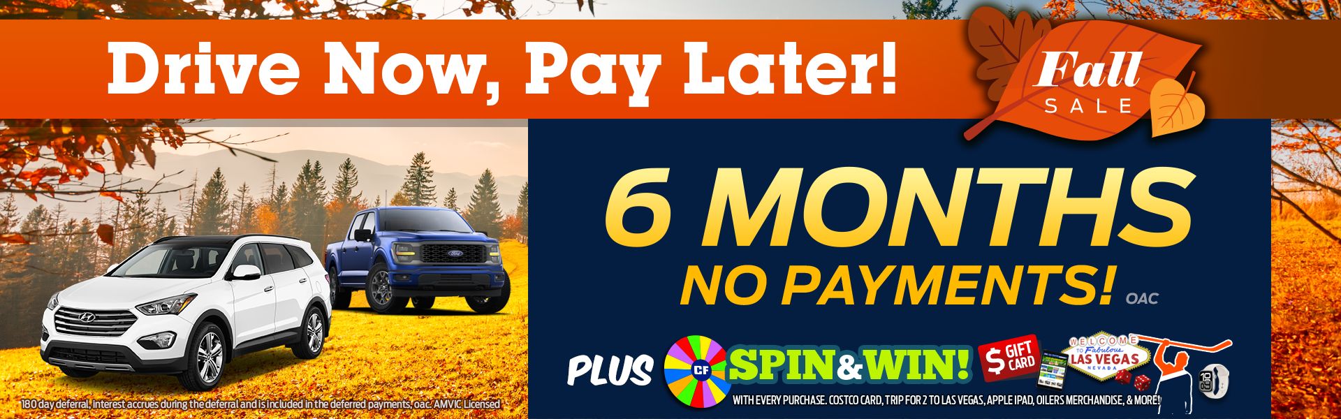 Drive Now, Pay Later!