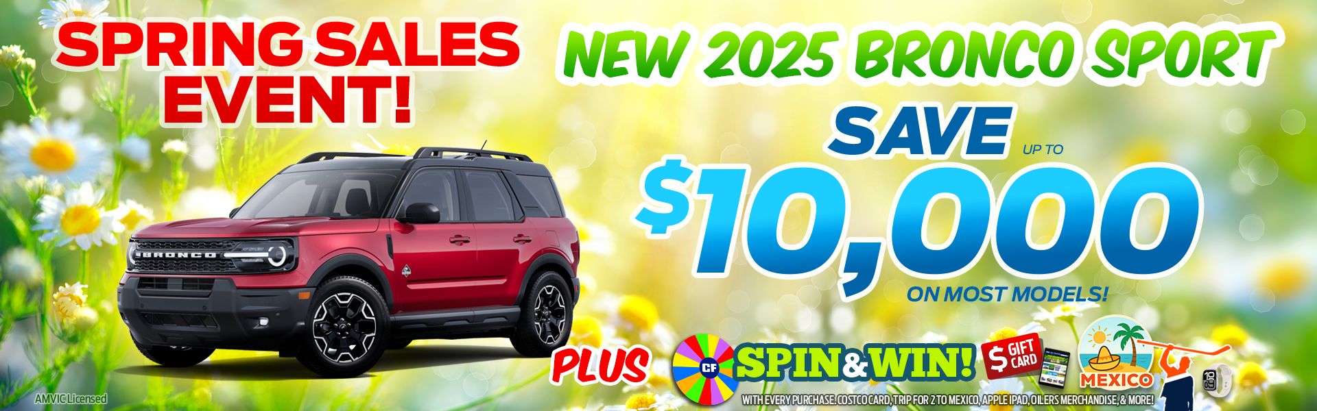 2025 Bronco Sport Sale