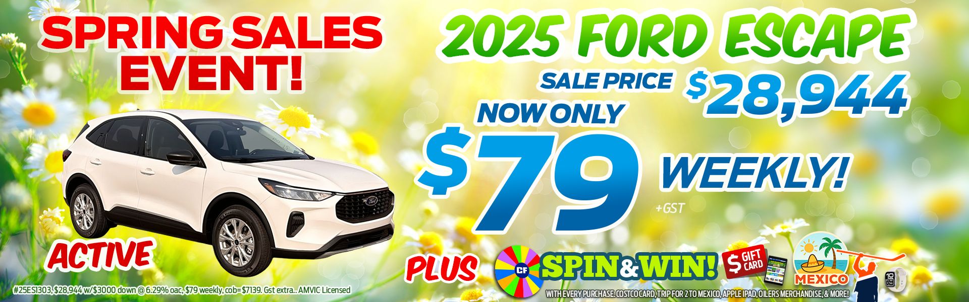 2025 Ford Escape Sale