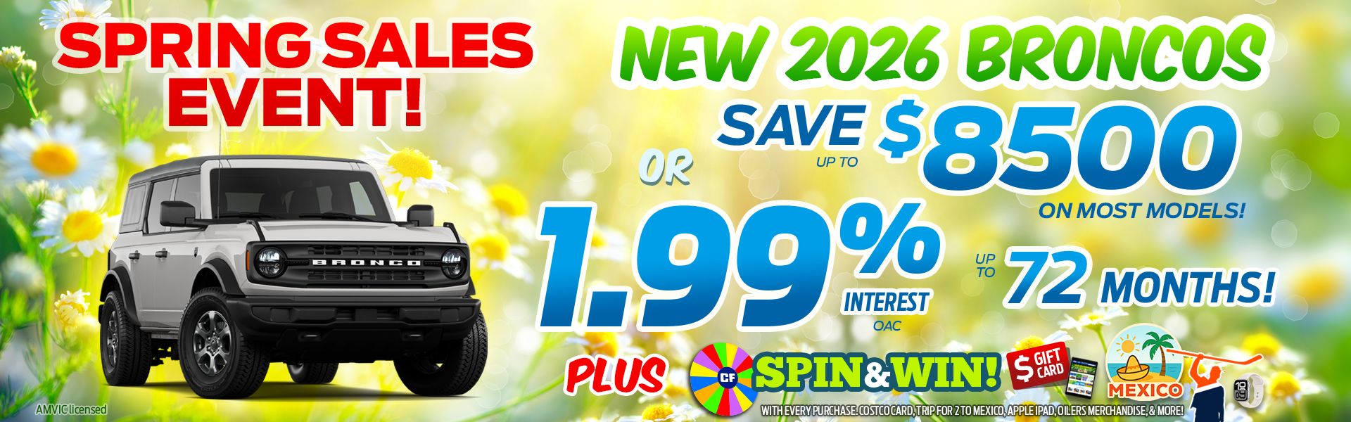 2026 Ford Bronco Sale