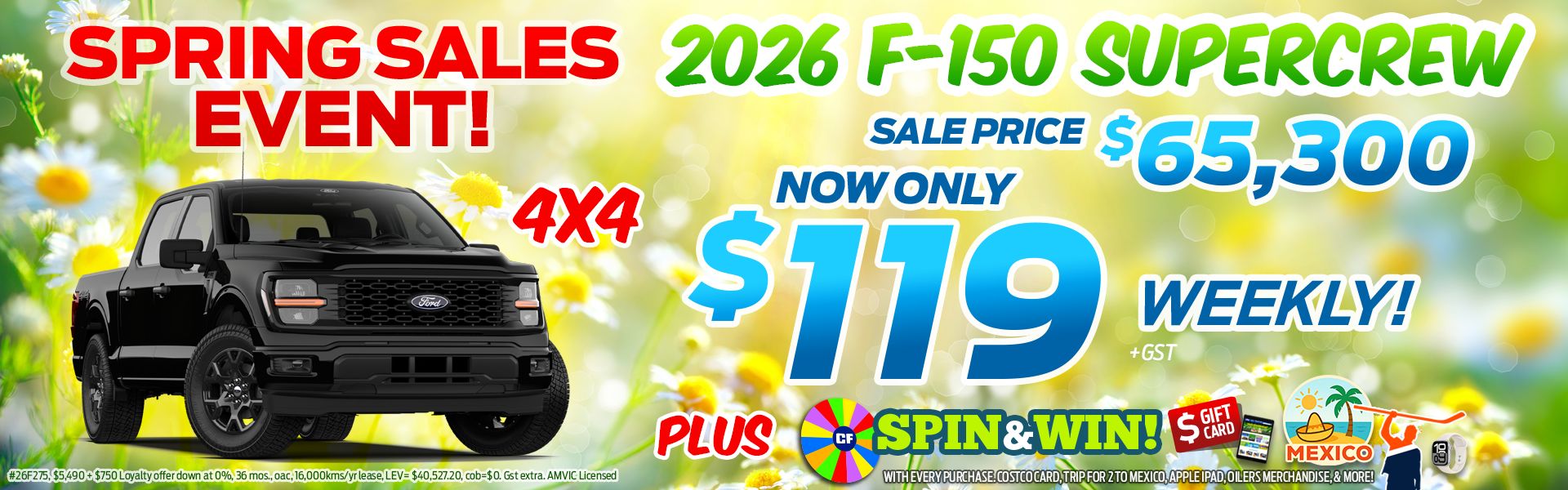 2026 F-150 SUPERCREW SALE