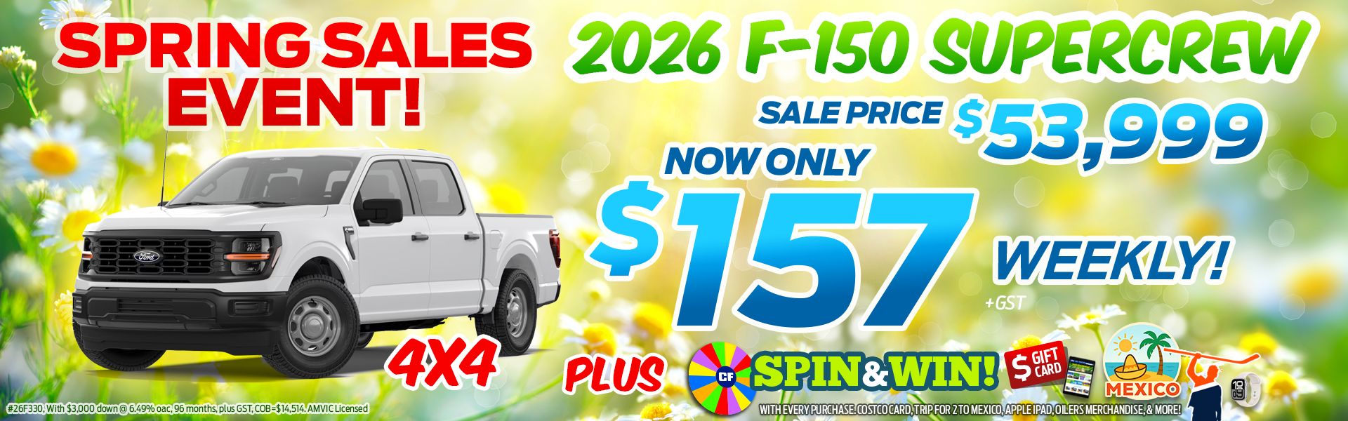 2026 F-150 SUPERCREW SALE