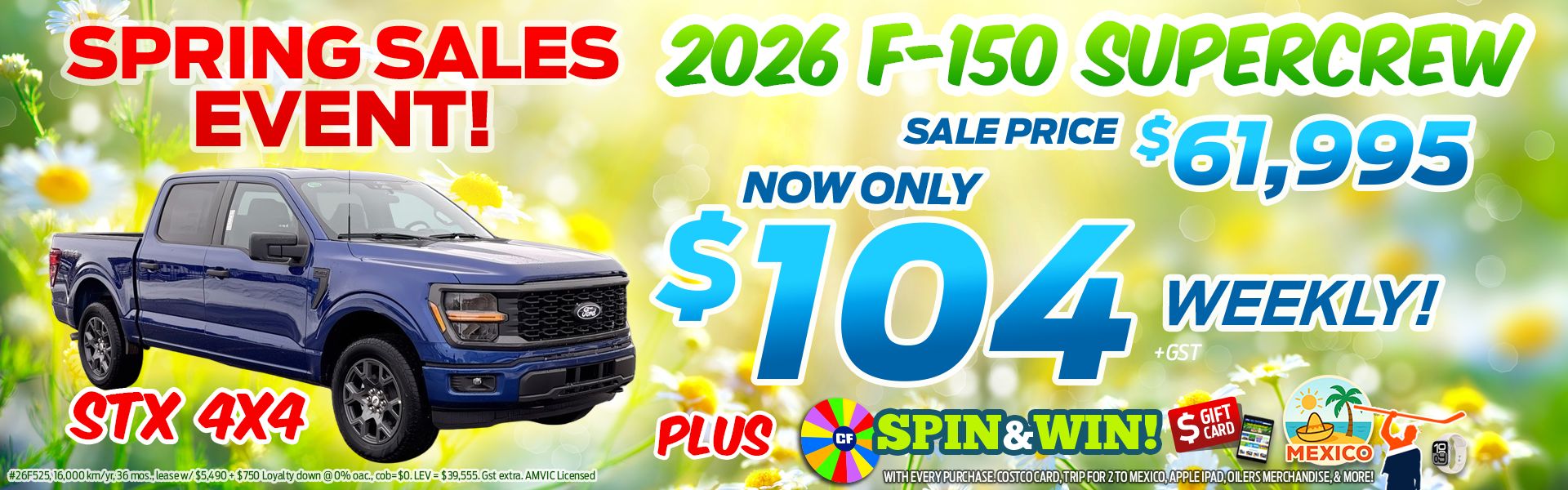 2026 F-150 SUPERCREW SALE