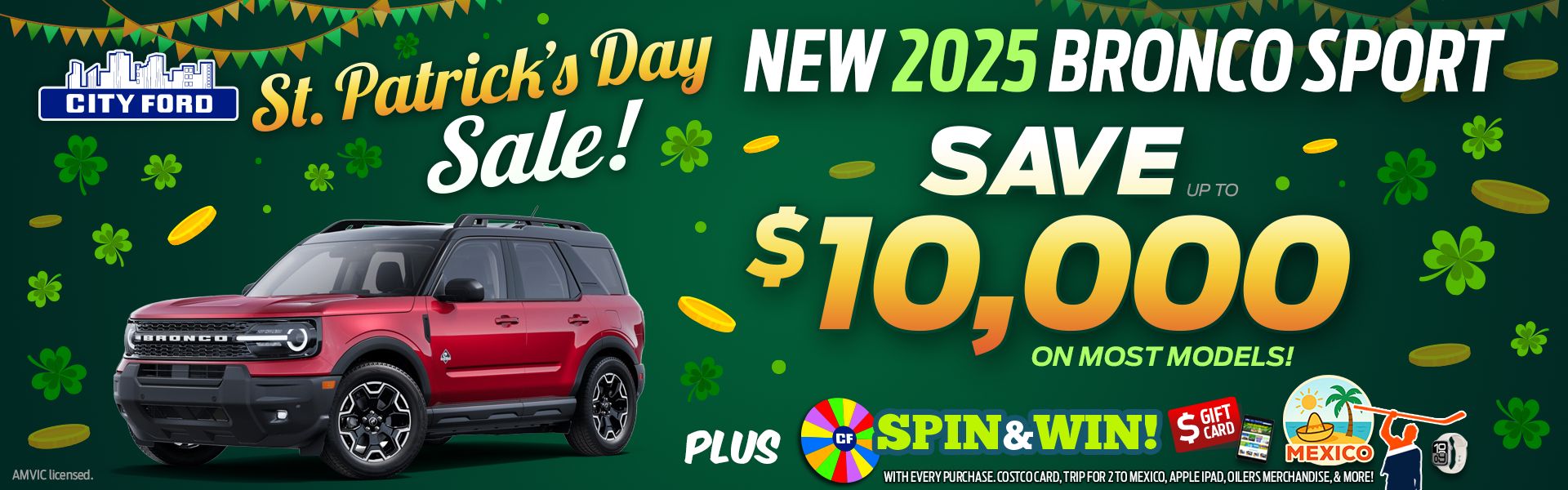 2025 Bronco Sport Sale