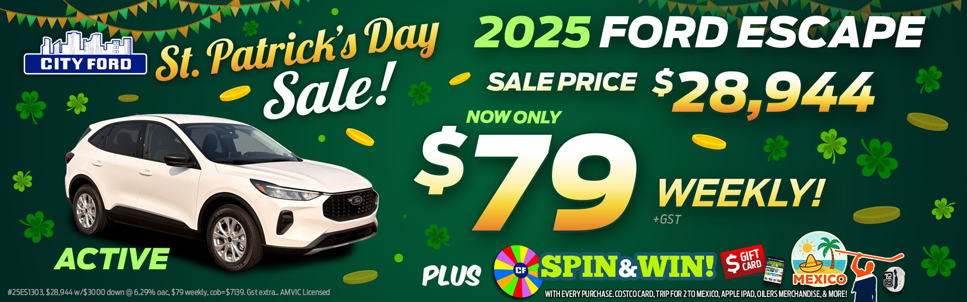 2025 Ford Escape Sale