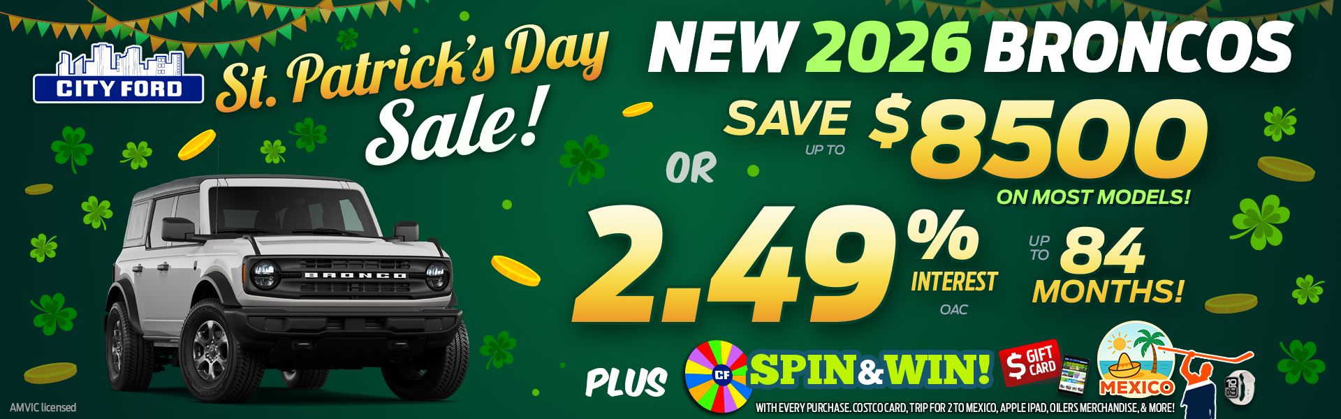 2026 Ford Bronco Sale