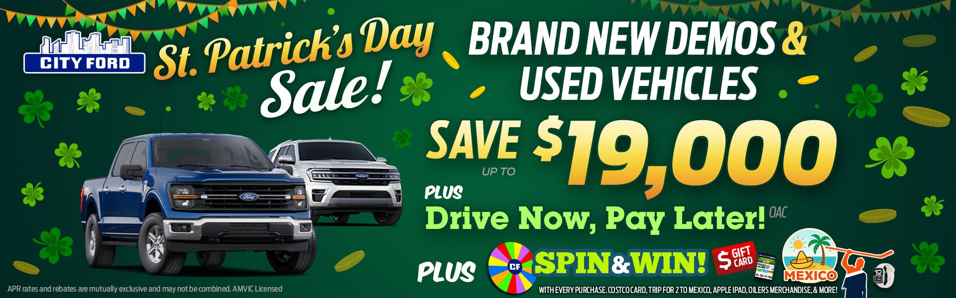 New Ford Demo and Used Vehicle Sale