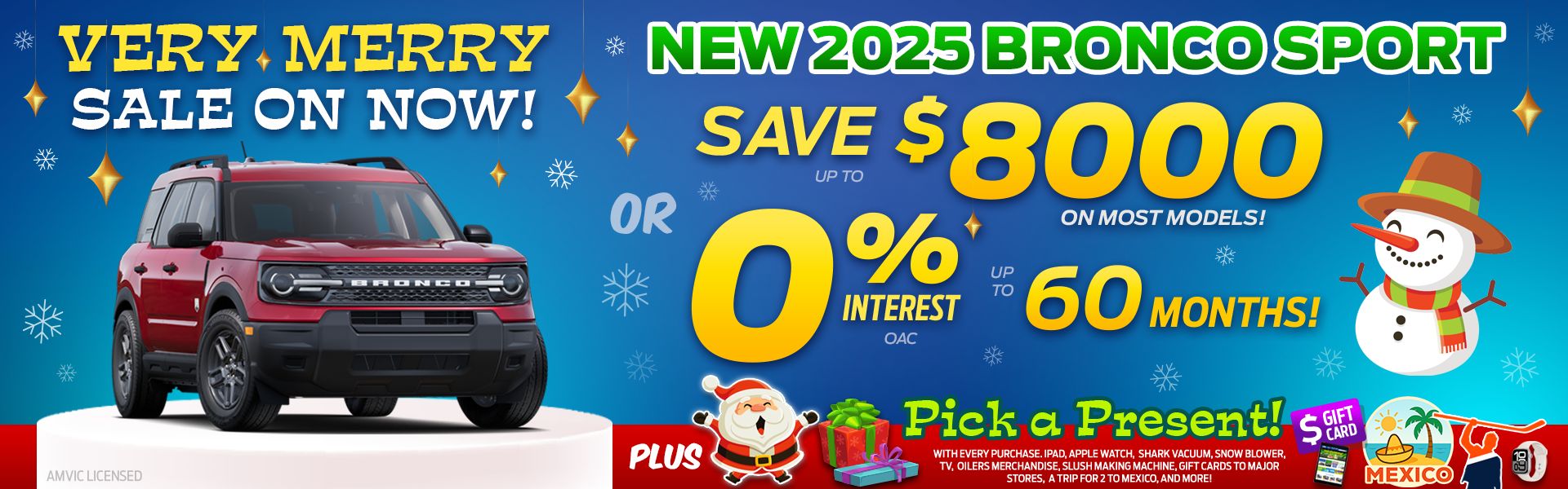 2025 Bronco Sport Sale