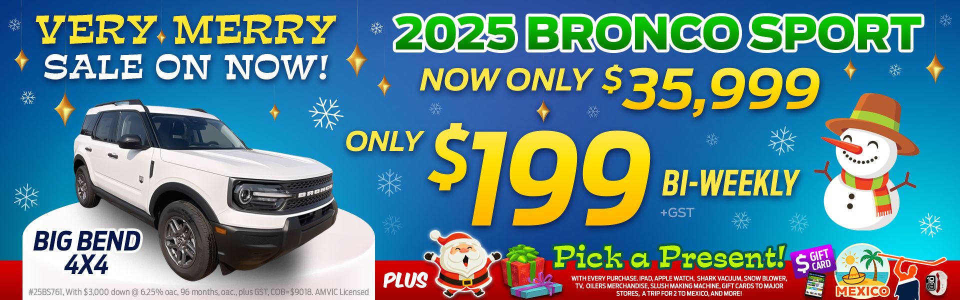 2025 Ford Bronco Sport Big Bend 4x4 Sale