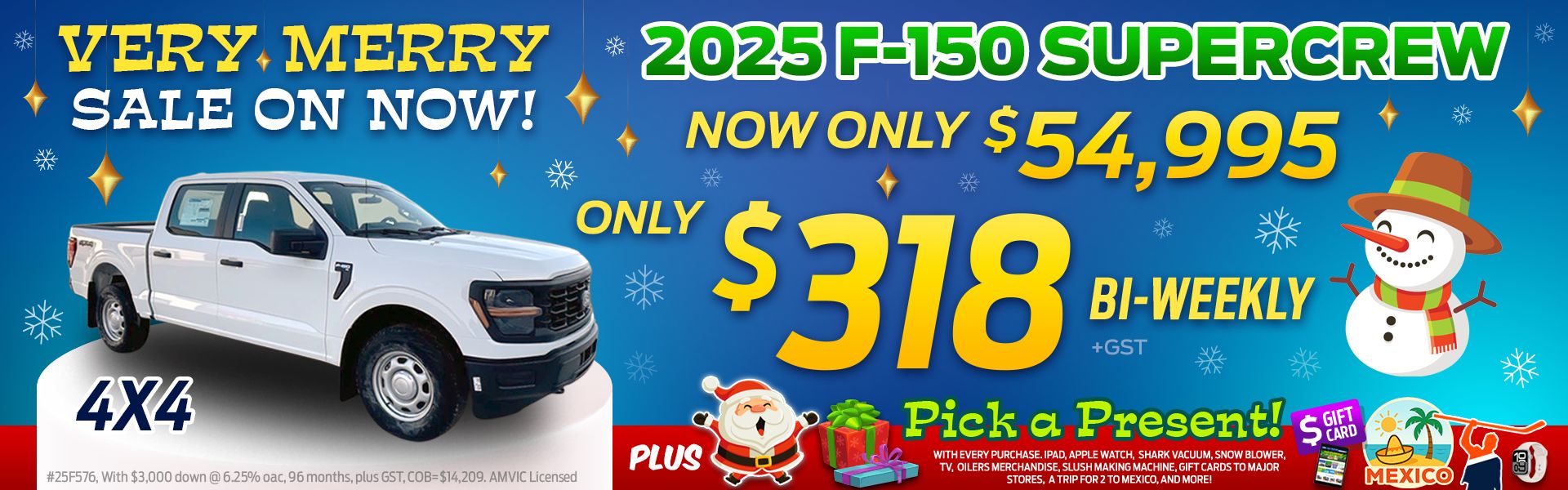 2025 F-150 SUPERCREW 4x4 SALE