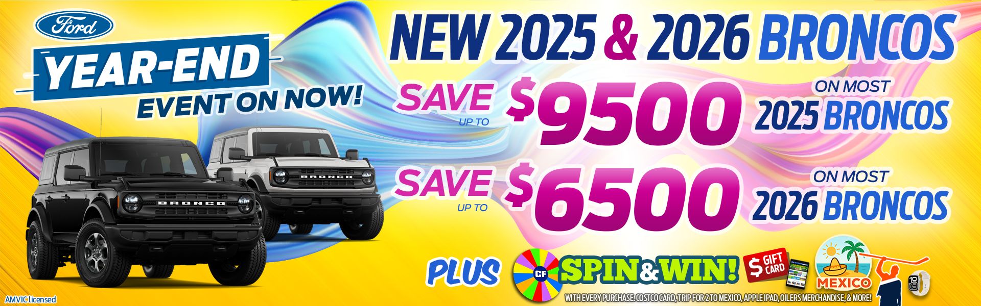 2025 & 2026 Ford Bronco Sale