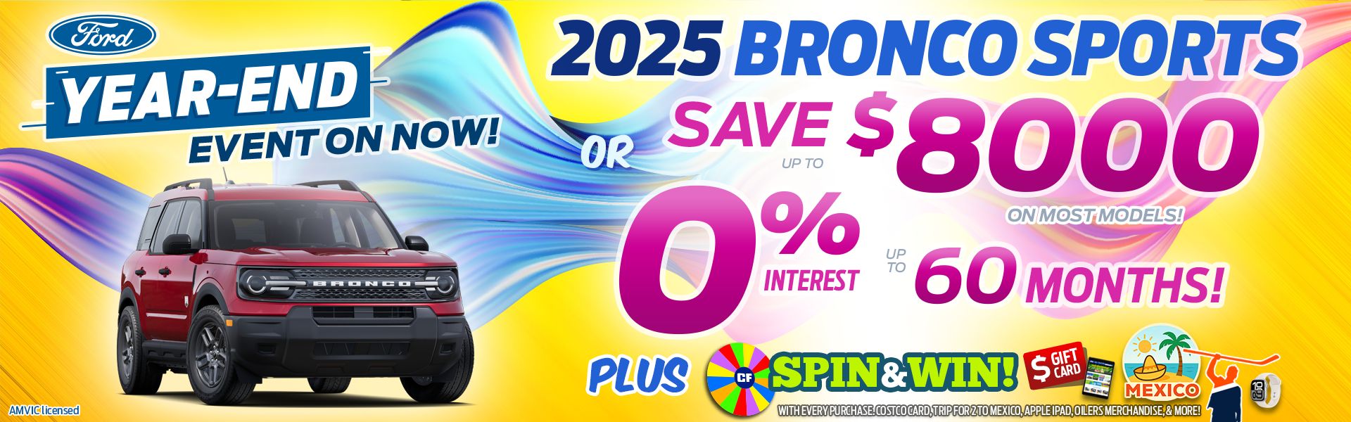 2025 Bronco Sport Sale