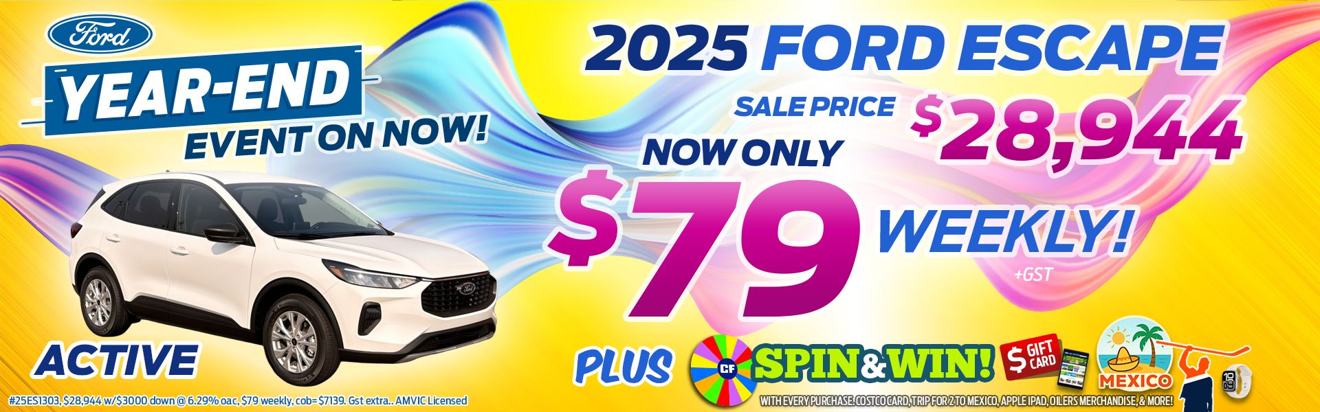 2025 Ford Escape Sale