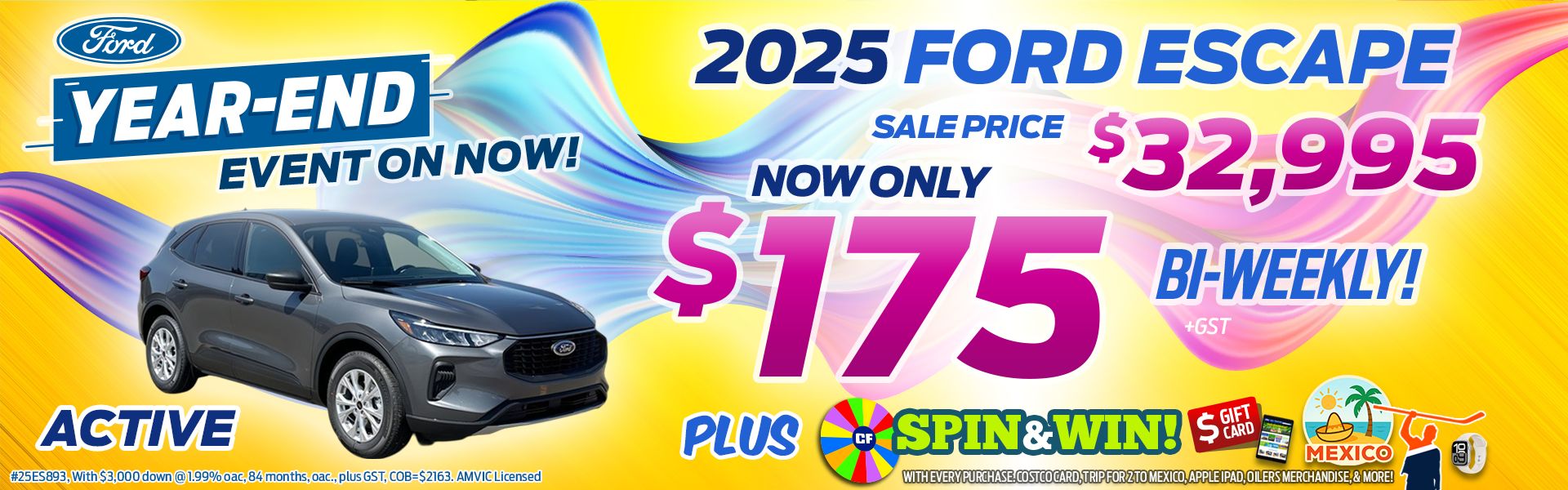 2025 Ford Escape Sale