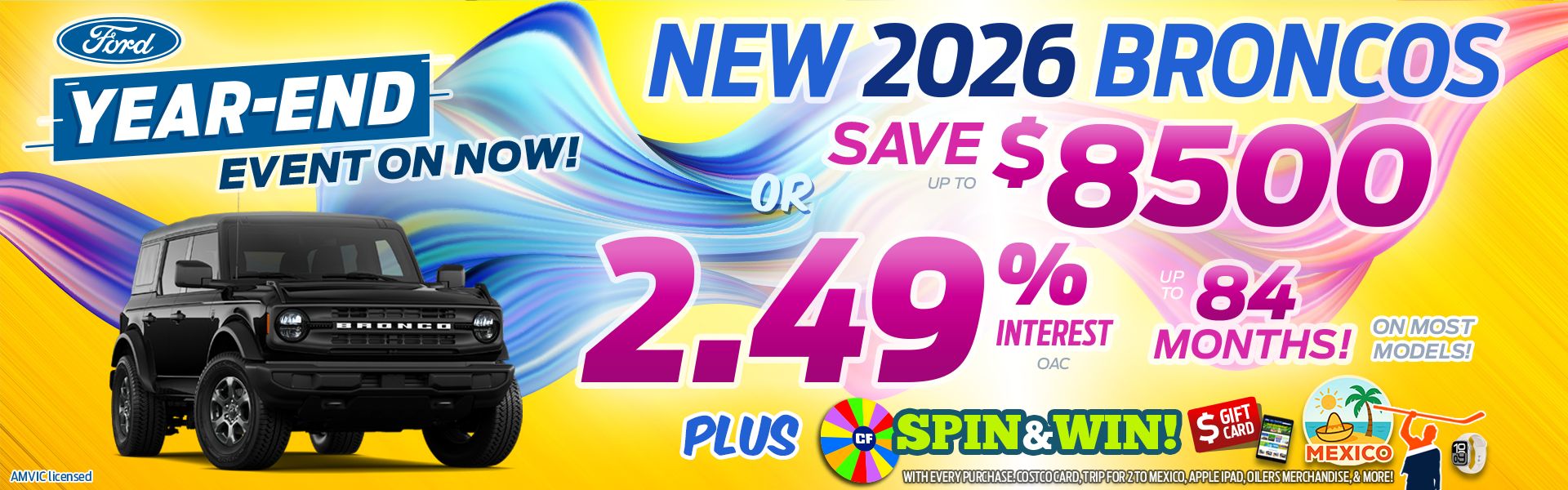 2026 Ford Bronco Sale