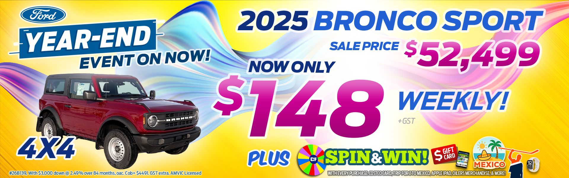 2026 Ford Bronco 4x4 Sale