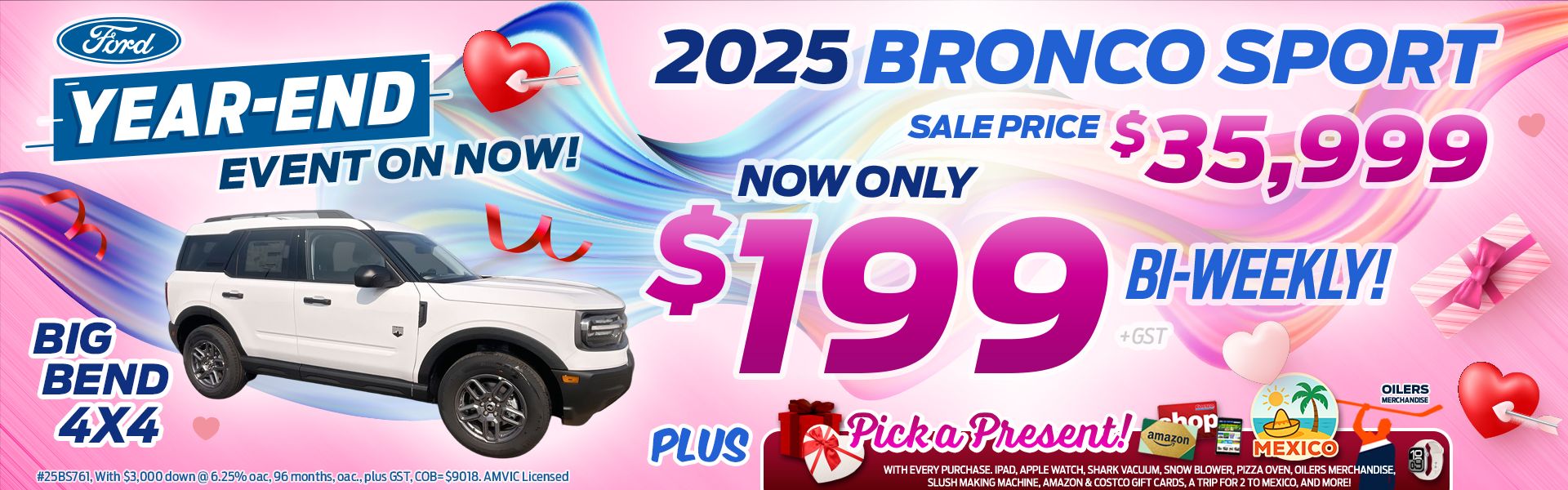 2025 Ford Bronco Sport Big Bend 4x4 Sale