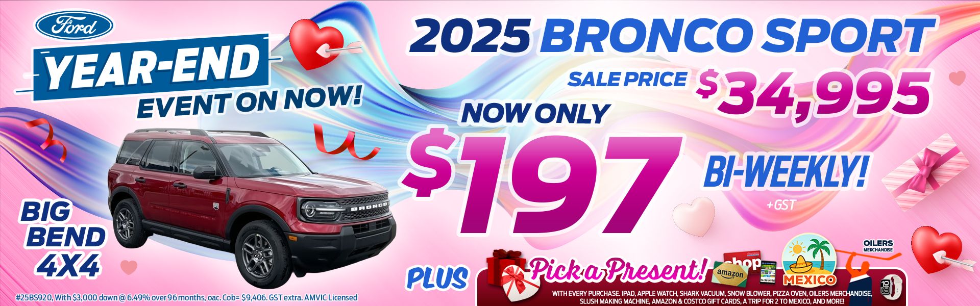 2025 Ford Bronco Sport Big Bend 4x4 Sale