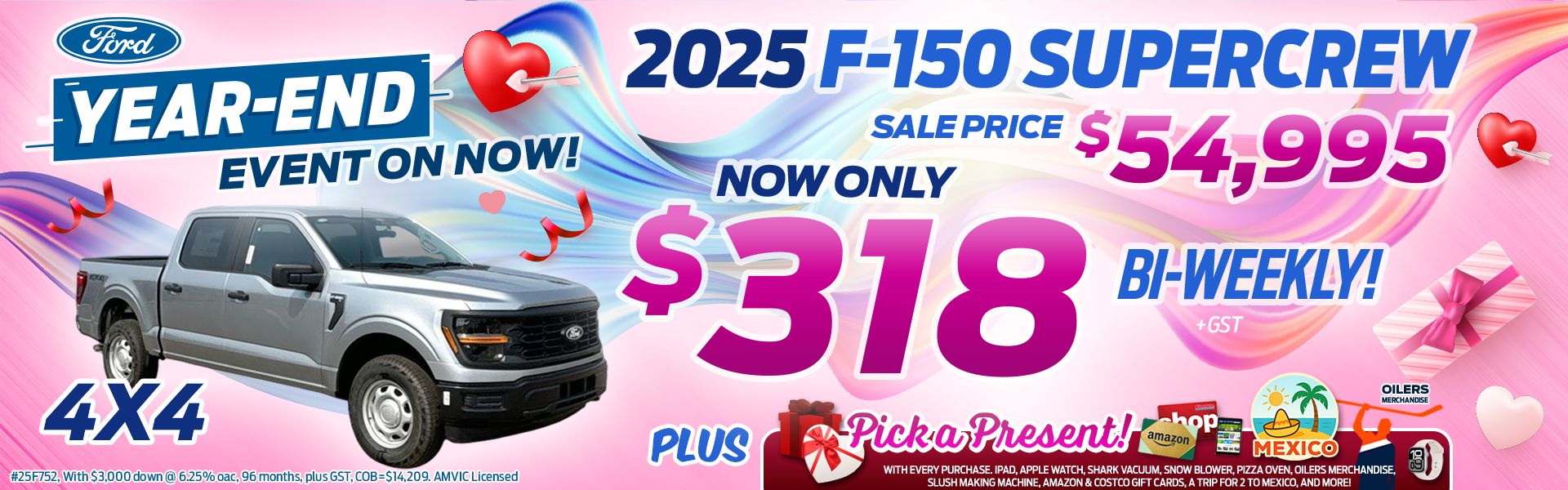 2025 F-150 SUPERCREW 4x4 SALE